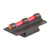 .250'' FIBER OPTIC 250M FRONT SIGHT  STEEL RED