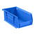 STACKABLE BULLET BIN, LARGE, BLUE