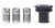 Jk Armament JK195WMCEBUNDLE20BLK Widowmaker 195 Accu-Choke 20 Gauge Improved Cylinder/Modified/Full