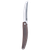 CRKT 5930 Ancestor  EDC 3.60" Folding Tanto Plain Satin D2 Steel Blade, Black/Brown Stripe G10 Handle