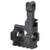 YHM-9835A - AR15 GAS BLOCK FRONT SIGHT W/RAIL .750 STEEL BK