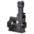 YHM-9835A - AR15 GAS BLOCK FRONT SIGHT W/RAIL .750 STEEL BK
