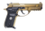 Girsan 390870 MC 14T Solution Compact Frame 380 ACP 13+1 4.50" Gold Plated PVD Steel Tip-Up Barrel, Gold Plated Serrated Steel Slide, Gold Plated Aluminum Frame w/Picatinny Rail, Black Polymer Grip