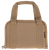 Allen 3642 Pistol Tote  Flat Dark Earth Endura 11.50" Long Lockable Holds 1 Handgun