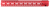 Strike STRIKERAIL Strike Rail  AR-15 Red Aluminum 17" M-LOK