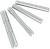 Cross Armory CRG4PSSV 4 Pin Set  Silver 4140 Steel for Most Glock Gen4