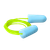 Radians FP75BBP3 Prohibitor Earplugs Foam In The Ear Lime Green/Light Blue