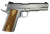 Rock Island 56865 Rock Standard FS Full Size 10mm Auto 8+1 5" Stainless Steel Barrel & Serrated Slide, Matte Stainless Steel Frame w/Beavertail, Wood Double Checkered Grip
