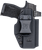 Rounded Gear RGUNVRSLCMPCTBLK Universal Kydex  IWB Black Kydex Belt Clip Fits Compact Sized Handguns Right Hand