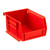 STACKABLE BULLET BIN, SMALL, RED