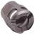 True Precision Inc TPYMICROSS Micro Compensator Y-Type Satin Stainless 416R Stainless Steel 1/2"x28 Threads 9mm/380 ACP