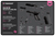 TekMat TEKR17GLOCKG3PNK Glock Gen 3 Cleaning Mat Pink Rubber 11"x17" Glock Gen 3 Parts Diagram