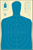 Action Target B27EBLUE100 Qualification Economy Silhouette Paper Hanging 23" x 35" Blue/White 100 Per Box