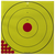 Birchwood Casey LRBET5PK Shoot-N-C Reactive Target Self-Adhesive Paper Red/Yellow 17.75" Bullseye 5 Pack