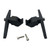 P-SKI FEET FOR WIDE STANCE BIPODS MATTE BLACK 2/PACK