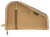 Bulldog BDT619T Deluxe Pistol Case With Pocket & Sleeve, Tan Water-Resistant Outer Shell, Impact-Resistant Padding, Heat-Resistant Quilted Lining 9"L x 6"H