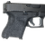 Talon Grips EV03R Adhesive Grip  Textured Black Rubber, Fits Subcompact Glock Gen 5