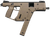 Kriss USA KV90PFD20 Vector SDP Gen2 9mm Luger 40+1 5.50" Black Nitride Threaded Barrel, Flat Dark Earth Picatinny Rail Receiver, FDE Polymer Grip, Glock Magazine Compatible