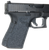 Talon Grips 382G Adhesive Grip  Glock Gen5 19/23/25/32/38/44 w/No Backstrap, Black Textured Granulate