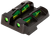 HiViz TRLW11 LiteWave Rear Sight Green/Red Interchangeable Fits Taurus G3, G3 Tactical, G3C, GX4, GX4XL, GX4 Carry