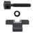 SIGHT BLADE KIT, REAR, .126'', FOR S&W K,L,N WHITE OUTLINE