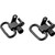 QUAKE CLAW QD STEEL STD SWIVEL 2PK