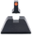 Trijicon GL201C601138 Suppressor/Optic Height Sights  Green/Tritium Orange Outline Front Sight-Black/Blank Rear Sight Glock 17/17L/19/22 Standard Frame