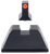 Trijicon GL201C601138 Suppressor/Optic Height Sights  Green/Tritium Orange Outline Front Sight-Black/Blank Rear Sight Glock 17/17L/19/22 Standard Frame