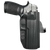 Rounded Gear SSRP320FSCFRHOWBPDL  Paddle Holster OWB Black Carbon Fiber Kydex Fits Sig Sauer P320 Right Hand