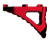 Rise Armament RA030RR Micro Hand Stop  Skeletonized RISE Red Aluminum for M-LOK Handgaurd