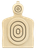 Birchwood Casey 3DTGTBTT Torso Target  31.25" H x 21.25" W x 1" D 3D Bullseye Tan 3 Per Pack