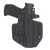 C&G Holsters 1206100 Covert  OWB Black Kydex Belt Loop Fits Walther PDP 4.5" Right Hand