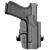 Rounded Gear GLK192332CFRHOWBPDL  Paddle Holster OWB Black Carbon Fiber Kydex Fits Glock 19 Right Hand