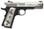 Browning 051966492 1911 Black Label Medallion Full Size Frame 380 ACP 8+1 4.25" Matte Stainless Steel Barrel & Serrated Slide, Matte Black Polymer Frame w/Beavertail, White Imitation Pearl Grip