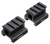 TruGlo TG8982B Picatinny Riser Mount  Matte Black Anodized