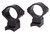 Mounts 2-Pc SavAccu, RugAm,TC,34mHi Matte
