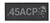 Caliber Patch 45ACP Gry/Black