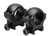 VISM 30mm Hunter Rings Black 0.9" Height