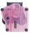 Bulldog MX006 Max Multi Fit OWB Transparent Pink Polymer Paddle Mount