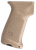 Hogue 74033   Pistol Grip w/o Finger Grooves FDE Overmolded Rubber Fits AK-47/AK-74