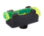 HiViz SK2011 Spark III Bead Replacement Front Sight  Black  | Green/Red/White Fiber Optic Universal Threads