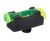 HiViz SK2011 Spark III Bead Replacement Front Sight  Black  | Green/Red/White Fiber Optic Universal Threads