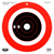 Birchwood Casey 37211 Rigid DH Bullseye Tagboard Hanging 12" x 12" Black/Orange 10 Pk.