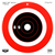Birchwood Casey 37211 Rigid DH Bullseye Tagboard Hanging 12" x 12" Black/Orange 10 Pk.