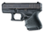 Hogue 18600 HandAll Beavertail Grip Sleeve Compatible w/ Glock 26/27 Black Textured Rubber