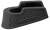 Hogue 18020 OverMolded Extension Base Pad Cobblestone Fits Sig Sauer P365 10rd Black Rubber
