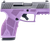 Taurus 1-GX2939LP-10 GX2  9mm Luger 10+1 3.37" Matte Stainless Steel Barrel, Matte Serrated Stainless Steel Slide, Light Purple Polymer Frame w/Picatinny Rail, Polymer Grip