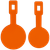 Champion Targets 44923C Impact Steel TYL Targets Rimfire Orange