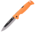 Muddy MUD-FL-35RB5PZ SWAP Replace-A-Blade 3.50" Folding Drop Point Plain 420J2 SS Blade, Blaze Orange Textured GFN Handle, Includes Lanyard/Pocket Clip, 3 Replacement Blades