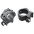 Weaver Mounts 48365 Four-Hole Skeleton Rings  Matte Black 30mm Medium